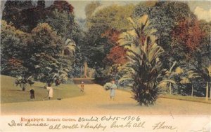 SINGAPORE Botanic Garden Southeast Asia 1906 Vintage Postcard