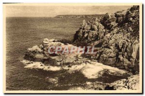 Old Postcard Pointe Du Raz De Sein Trepassey