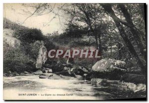 Old Postcard St Junien La Glane above Corot