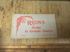 Reims Avant La Grande Guerre, vintage postcard Book France ,12 postcards