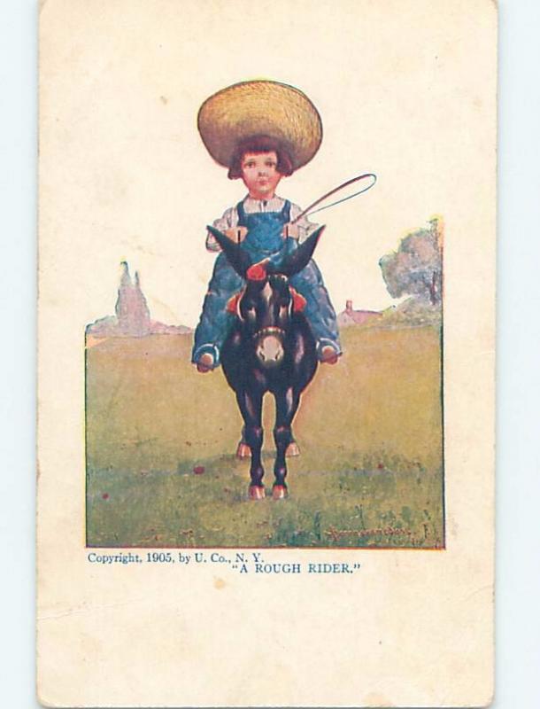 1905 signed BERNARD WALL - A ROUGH RIDER - PRESIDENT ROOSEVELT REFERENCE HL5147