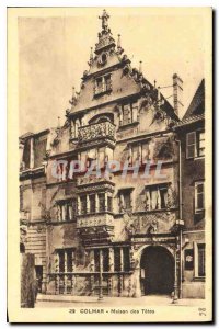 Old Postcard Colmar House of the Heads