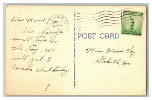 1941 Greetings From KENTUCKY Vintage LARGE Letter Standard View Postcard 