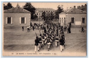 Le Mans Sarthe France Postcard Chanzy 117 Infantry Barracks c1910