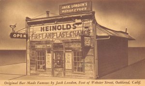 Heinold First and Last Chance Bar Oakland California #3 postcard
