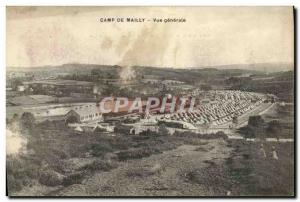 Old Postcard Camp De Mailly General view Militaria