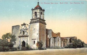 San Antonio Texas c1910 Postcard Mission San Jose