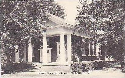 New York Millbrook Hayes Memorial Library Albertype