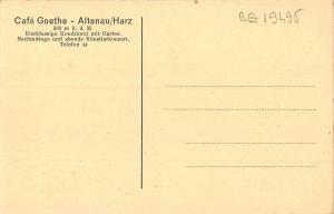 BG19495 cafe goethe altenau harz germany