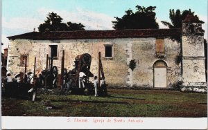 Sao Tomé and Principe Igreja de Santo Antonio Sao Tome Postcard C073