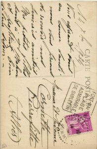 CPA FORT-MAHON Bateau de Promenade (17697)