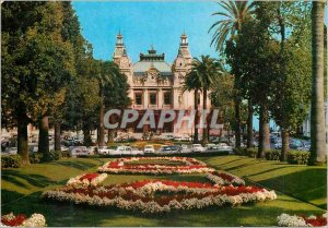 Postcard Modern PRINCIPALITY OF MONACO - MONTE CARLO Casino and gardens