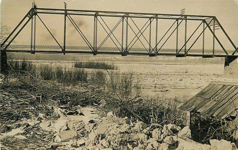 C-1910 Oregon Illinois Truss girder Bridge Postcard Curtis undivided 3421