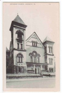 Methodist Church Jeannette Pennsylvania postcard