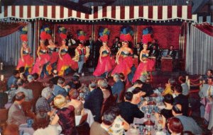 HOTEL NEW FRONTIER Las Vegas, NV Nightclub Showgirls c1950s Vintage Postcard