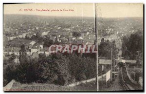 Old Postcard Nancy Vue Generale Taking the Cure of Air