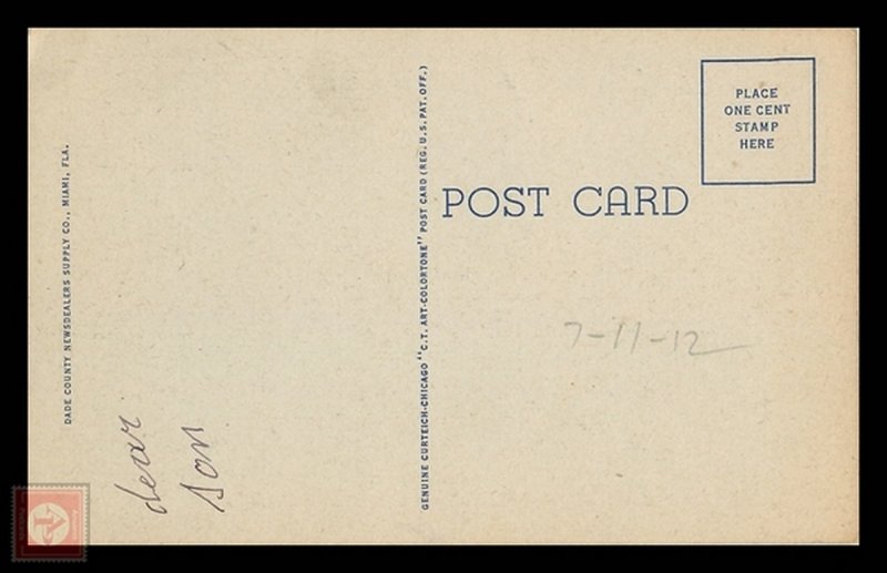 Scene on Sunset Islaes in Biscayne Bay, Miami Beach, Fla