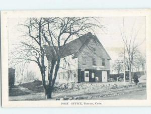 W-Border OLD CAR AT POST OFFICE Bantam - Near Litchfield & Torrington CT d8789