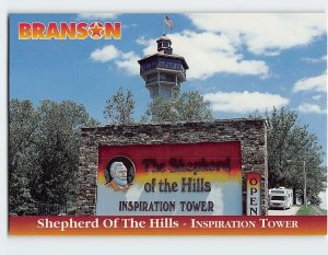 Postcard The Shepherd of the Hills Inspiration Tower Branson Missouri USA