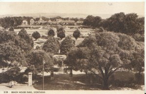 Sussex Postcard - Beach House Park - Worthing - Ref TZ6194