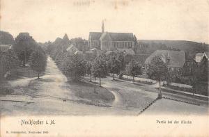 BG19218 neukloster i m partie bei der kirche germany