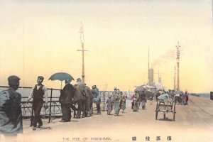 c.'06 Early Japanese Art , The Piee of Yokohama, Old Postcard