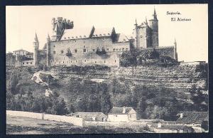 El Alcazar Segovia Spain unused c1920's