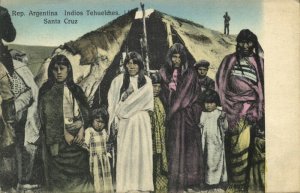 argentina, SANTA CRUZ, Indios Tehuelches, Indians (1910s) Postcard