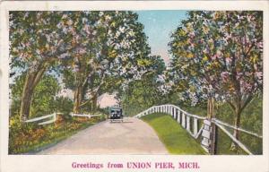 Michigan Greetings From Union Pier 1934