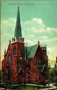 Presbyterian Church Pembroke Ontario Canada 1911 DB Postcard