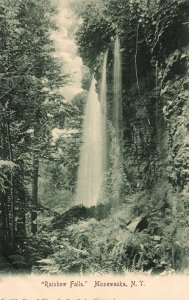 Vintage Postcard 1900's View of Rainbow Falls Minnewaska New York N. Y.