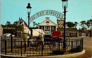 Cranberry Village Gay Nineties Monument Yarmouth Massachusetts Chrome Postcard