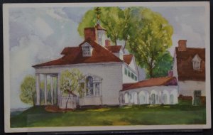 Mt. Vernon, VA - Mansion From the North (c. 1934)