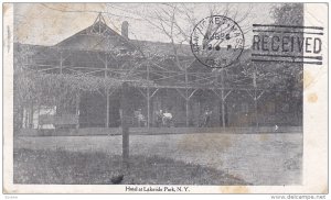 Exterior,  Hotel at Lakeside Park,  New York,  PU_1924