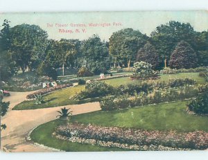 Divided-back WASHINGTON PARK FLOWER GARDENS Albany New York NY AD7747