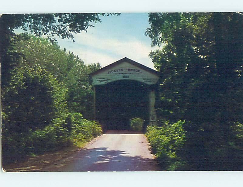 Pre-1980 COVERED BRIDGE Turkey Run State Park - Marshall Indiana IN H8580