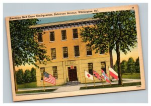 Vintage 1930's Postcard American Red Cross Headquarters Wilmington Delaware