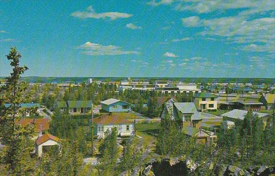 Canada Town View Looking North Yellowknife Territories