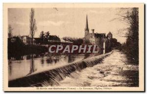 Saint Savin on Gartempe - L & # 39Eglise - L & # 39Abbaye - Old Postcard