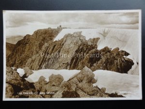 Scotland: Ben Nevis THE PRECIPICE shows Hostel / Observatory Station Old RP PC