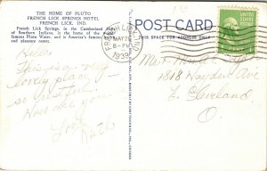 LOT OF 3- French Lick, Indiana - The Famous Pluto Spring - POSTCARD -PC