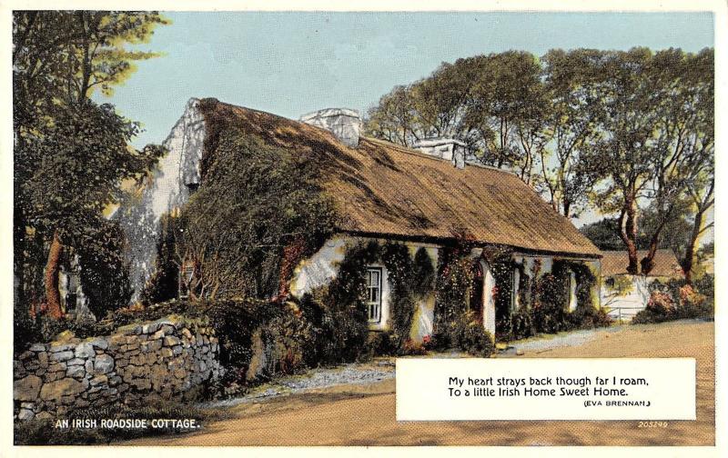 BR80843 an irish roadside cottage ireland