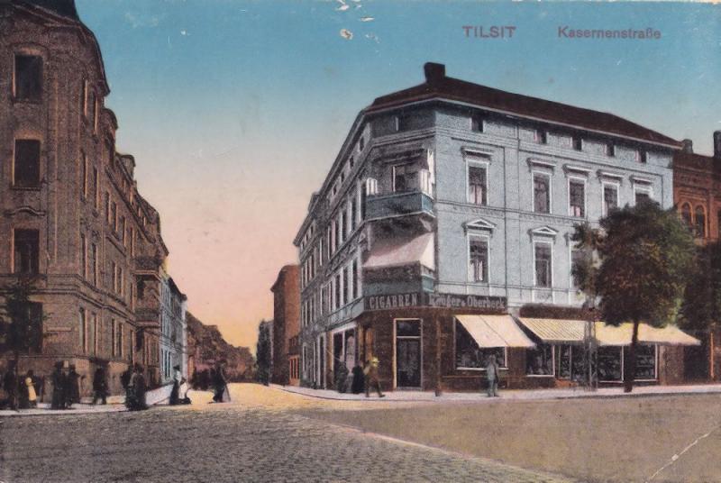 Tilsit Prussian Cigar Cigarette Shop Prussia Old Postcard