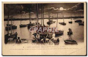 Postcard Old Saint Guenole Penmarch Port A's