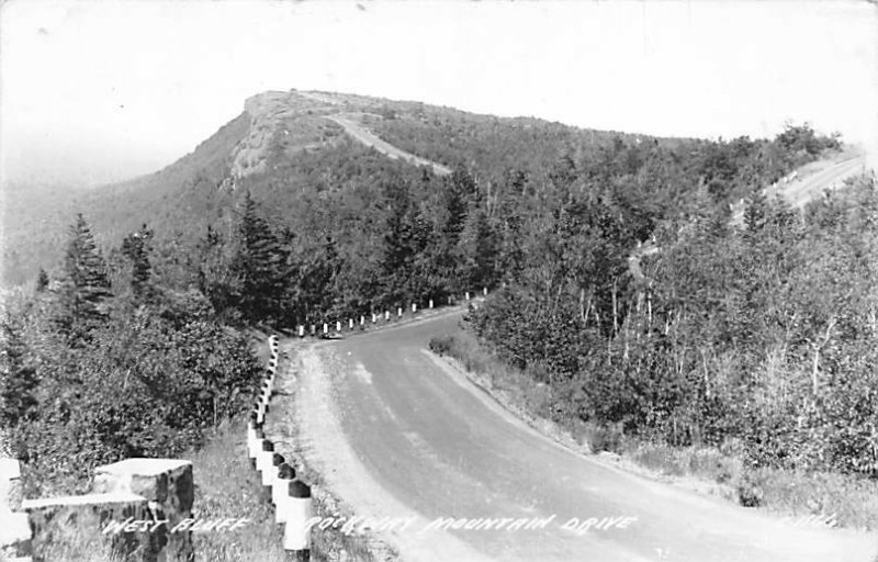 Brockway Mountain Drive Real Photo West Bluff MI 