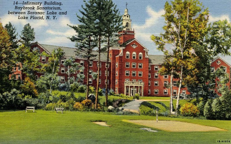 NY - Lake Placid, Saranac Lake. Raybrook Sanitorium Infirmary