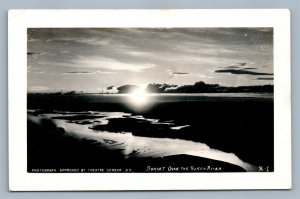 YUKON RIVER AK VINTAGE REAL PHOTO POSTCARD RPPC