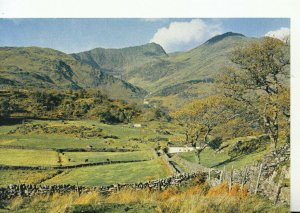 Wales Postcard - Snowdon from Above Nant Gwynant - Caernarvonshire - Ref TZ8675