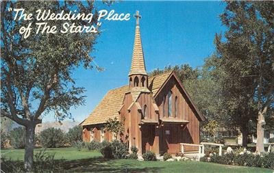 LITTLE CHURCH OF THE WEST Las Vegas, NV Marriage Chapel c1950s Vintage Postcard