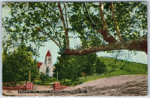 c1910s Los Angeles, Cali. Garvanza Church of the Angels Western Novelty Cal A215